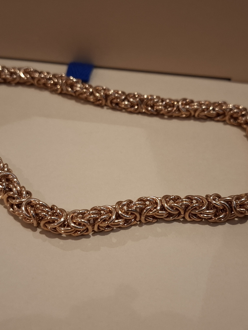 HUGE ROSE GOLD HEAVY NECKLACE